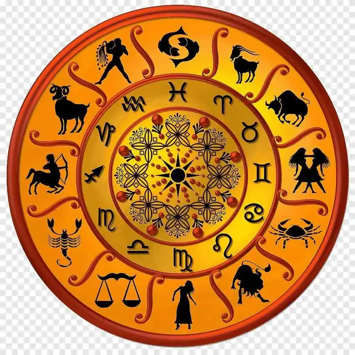 Traditional zodiac wheel