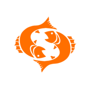 Pisces zodiac symbol